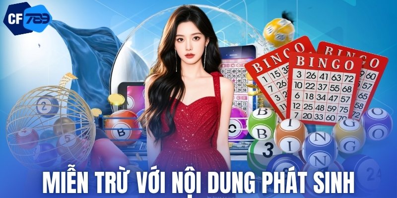 Miễn trừ trách nhiệm với nội dung phát sinh